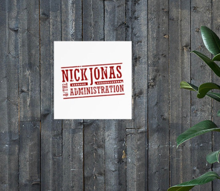 Nick Jonas & The Administration® - Poster