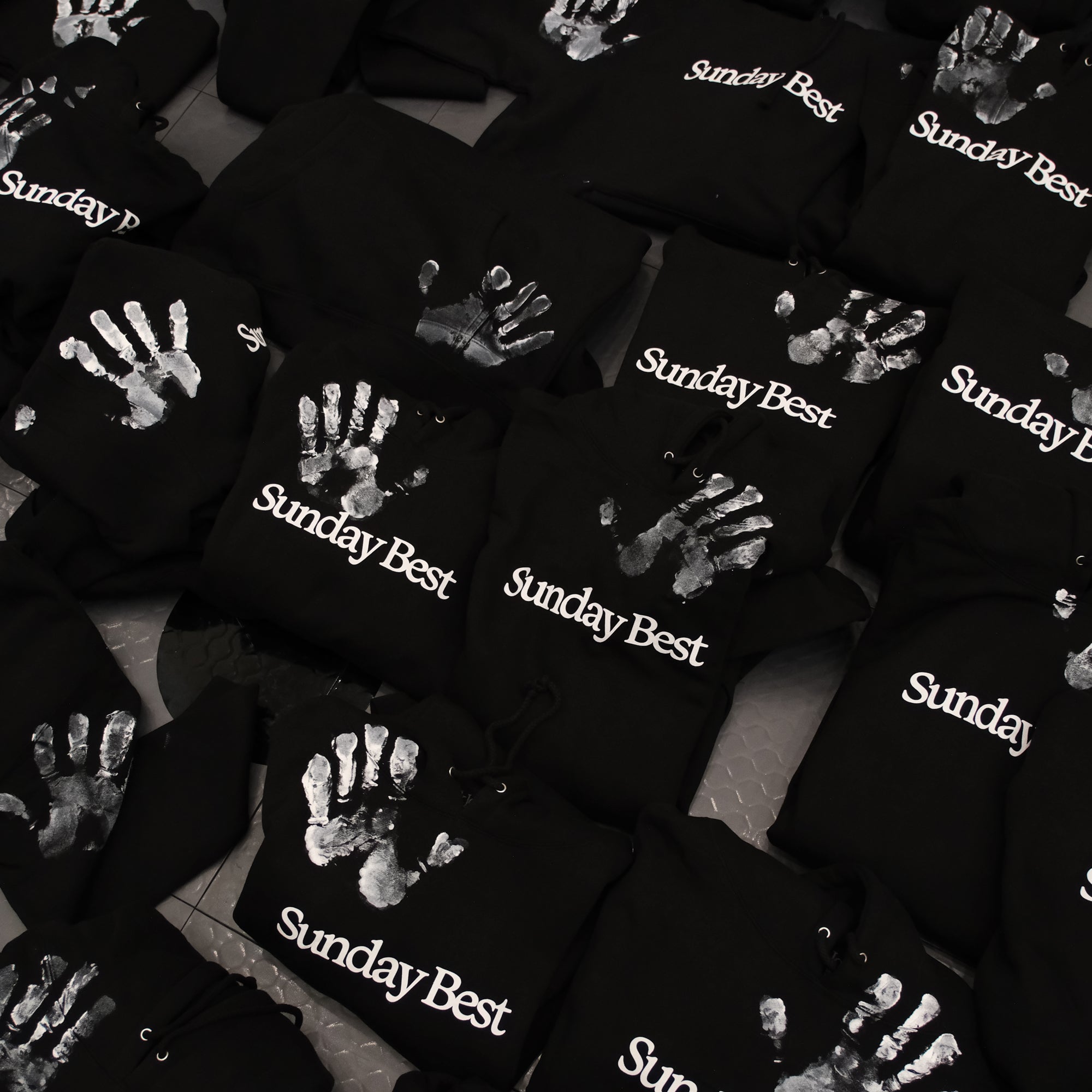 Sunday Best Handprinted Hoodie