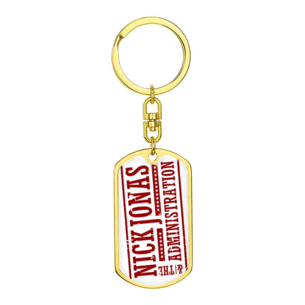 Nick Jonas & The Administration® - Dog Tag Keychain