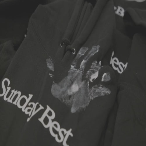 Sunday Best Handprinted Hoodie